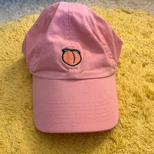 🍑 pink peach hat adjustable